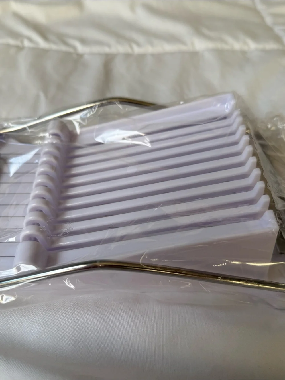 White Egg Slicer and Divider - Home Party Supplies